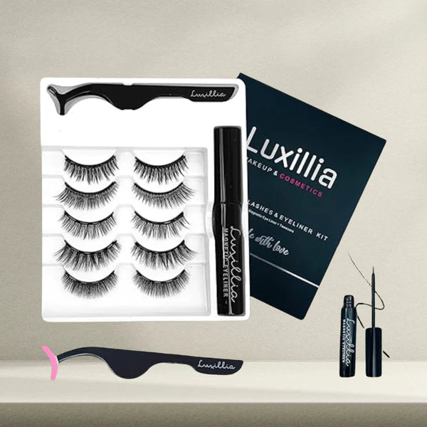 Luxillia Magnetic Eyelashes with Eyeliner