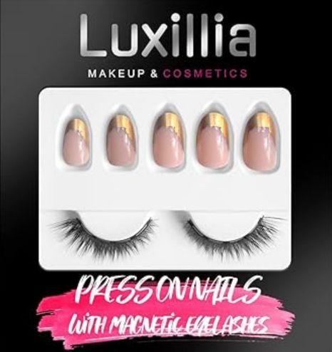 Luxillia Magnetic Nails Kit (DUBAI BLING WITH MAGNETIC EYELASHES)